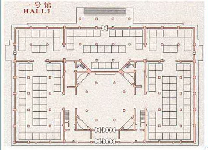 全國(guó)農(nóng)業(yè)展覽館場(chǎng)館圖