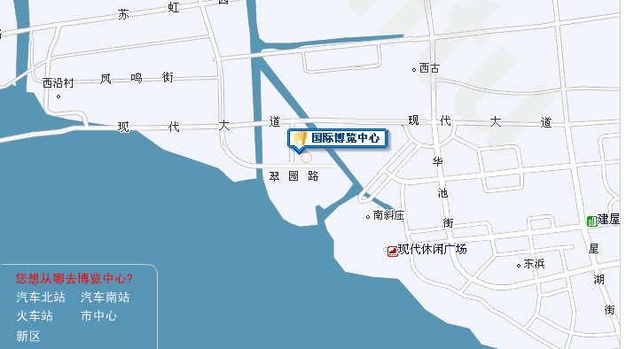 蘇州國(guó)際博覽中心交通圖