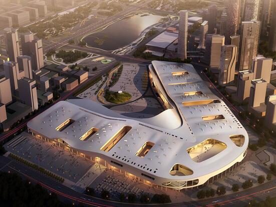 中國西部國際博覽城(成都)外觀圖