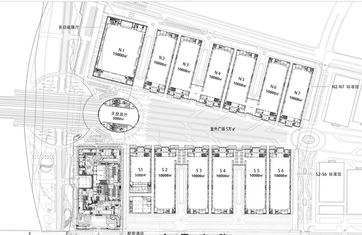 濟(jì)南黃河國際會(huì)展中心場(chǎng)館圖